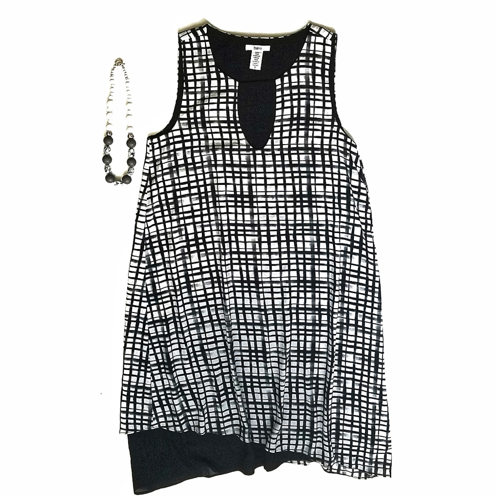 Barlll Women's Printed Asymmetrical Casual Dress